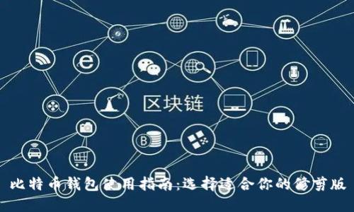 比特币钱包使用指南：选择适合你的修剪版