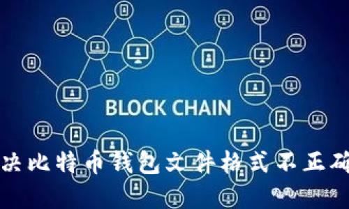 如何解决比特币钱包文件格式不正确的问题