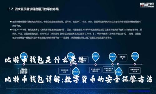 比特币钱包是什么意思

比特币钱包详解：数字货币的安全保管方法