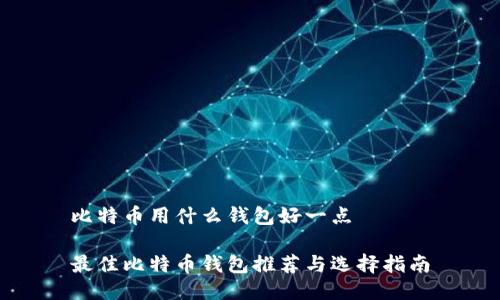 比特币用什么钱包好一点

最佳比特币钱包推荐与选择指南